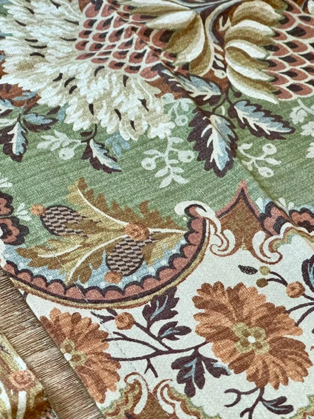 Biltmore Fall Tapestry Floral Jacquard Placemats Set of 6 NWT